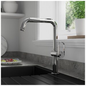 Clearwater Juno Single Lever Kitchen Sink Mixer Tap Chrome