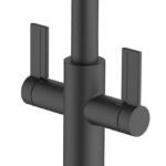 Clearwater Kira C Spout Sink Mixer with Pull-Out Matt Black