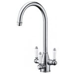 Clearwater Krypton Tri-Spa Mixer & Cold Filter Tap Chrome