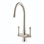 Clearwater Regent Mono Sink Mixer with Swivel Spout Brushed