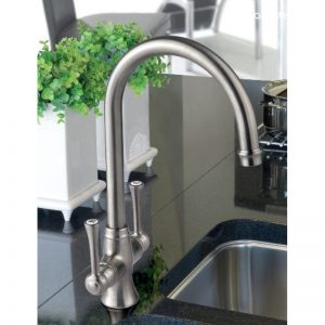 Clearwater Regent Mono Sink Mixer with Swivel Spout Brushed