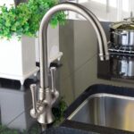 Clearwater Regent Mono Sink Mixer with Swivel Spout Brushed