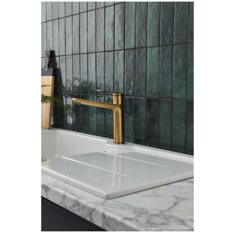 Clearwater Levant Kitchen Sink Mixer Tap Brushed Brass