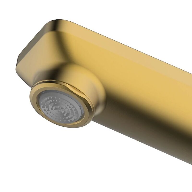 Clearwater Levant Kitchen Sink Mixer Tap with Pull-Out Brushed Brass
