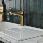Clearwater Levant Kitchen Sink Mixer Tap with Pull-Out Brushed Brass