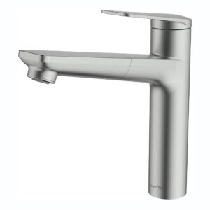 Clearwater Levant Kitchen Sink Mixer Tap with Pull-Out Brushed Nickel