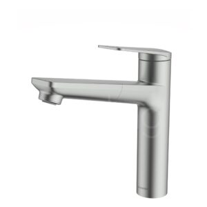 Clearwater Levant Kitchen Sink Mixer Tap with Pull-Out Brushed Nickel