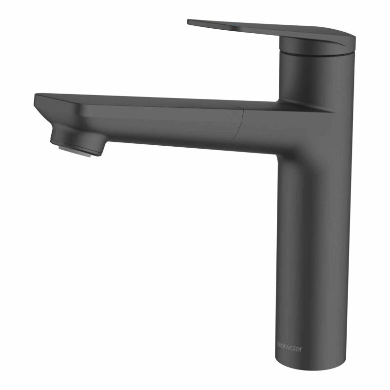Clearwater Levant Kitchen Sink Mixer Tap with Pull-Out Matt Black Clearwater Levant Kitchen Sink Mixer Tap with Pull-Out Matt Black