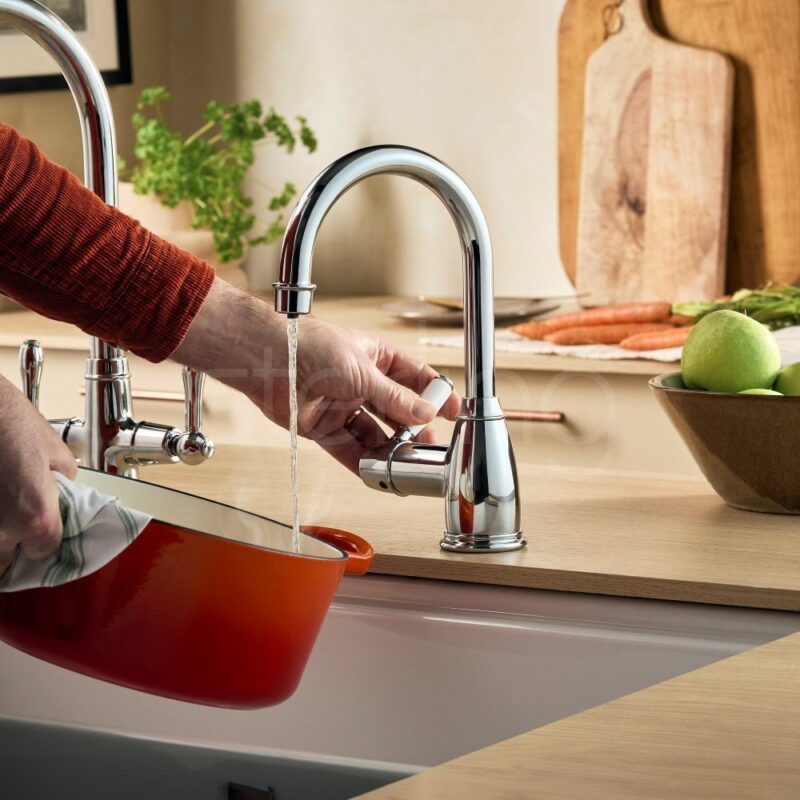 Clearwater Longdon 2 Kettle & Chilled Water Tap Chrome