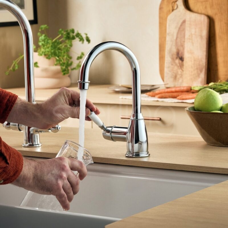 Clearwater Longdon 2 Kettle & Chilled Water Tap Chrome