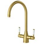 Clearwater Longdon 4 in 1 Brushed Brass Kettle Tap