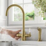 Clearwater Longdon 4 in 1 Brushed Brass Kettle Tap with Rinse