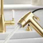 Clearwater Longdon 4 in 1 Brushed Brass Kettle Tap with Rinse