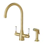 Clearwater Longdon 4 in 1 Kettle Tap with Rinse Brushed Bronze