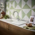 Clearwater Loreto Twin Lever Pull-Out Kitchen Sink Mixer Tap Chrome