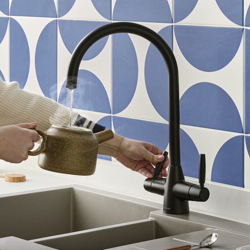 Clearwater Madra 4 in 1 Kettle Tap Matt Black