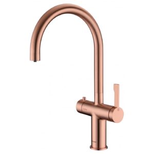 Clearwater Magus C Spout 3 In One Hot Water Kitchen Tap Copper