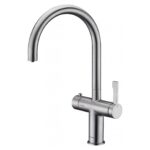 Clearwater Magus C Spout 3 In One Hot Water Kitchen Tap Brushed