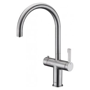 Clearwater Magus C Spout 3 In One Hot Water Kitchen Tap Brushed