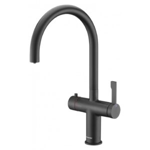 Clearwater Magus C Spout 3 In One Hot Water Kitchen Tap Black