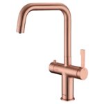 Clearwater Magus U Spout 3 In One Hot Water Kitchen Tap Copper