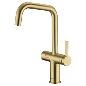 Clearwater Magus 4 In One Hot Water Kitchen Sink Tap Brass