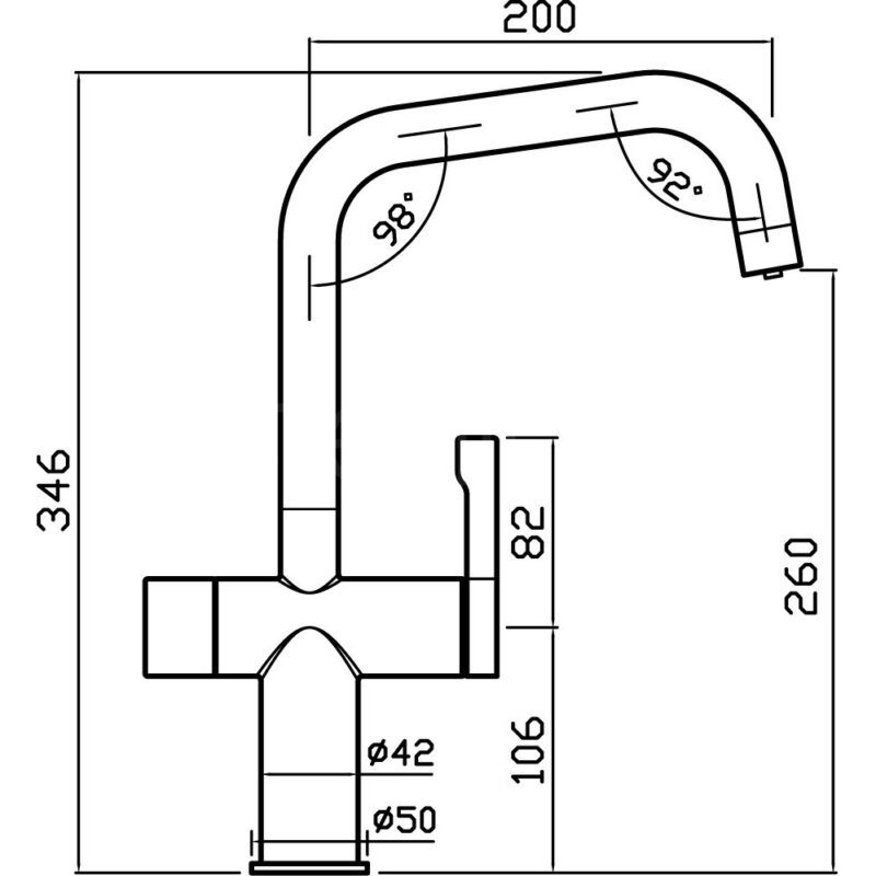 Clearwater Magus 4 in 1 Kettle Tap with Chiller Brushed Nickel