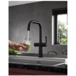 Clearwater Magus 4 in One Hot Water Kitchen Sink Tap Matt Black