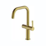 Clearwater Mariner Cold Filter Water & Kitchen Mixer Tap Brass