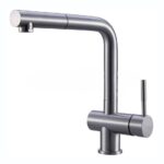 Clearwater Mercury Sink Mixer with Pull-Out Aerator Steel