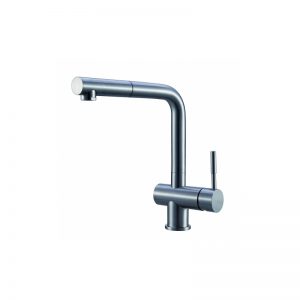 Clearwater Mercury Sink Mixer with Pull-Out Aerator Steel