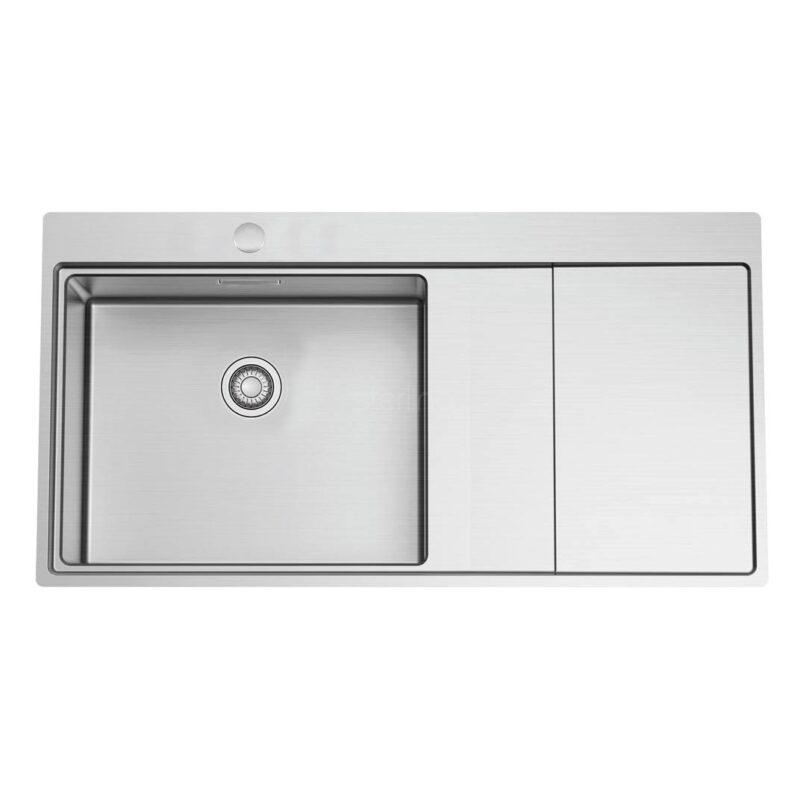 Clearwater Xeron 105 Large Bowl Stainless Steel Sink with Right Hand Drainer