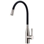 Clearwater Morpho Flex Kitchen Sink Mixer Tap Brushed Nickel