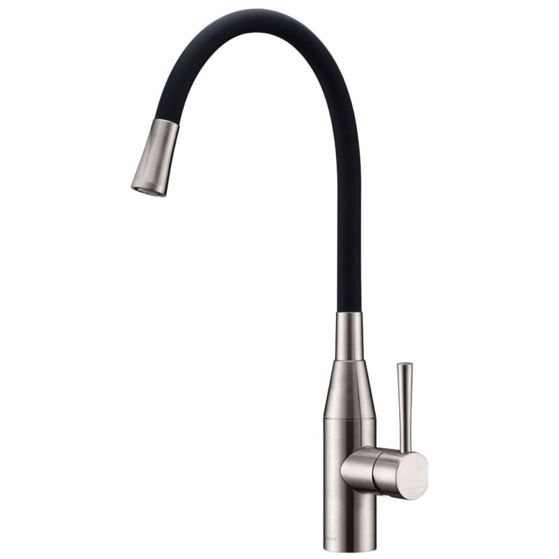 Clearwater Morpho Flex Kitchen Sink Mixer Tap Brushed Nickel