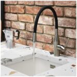 Clearwater Morpho Flex Kitchen Sink Mixer Tap Brushed Nickel
