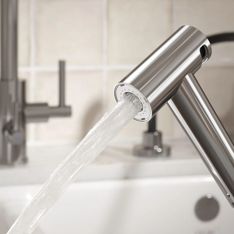 Clearwater Modern Pull Out Spray Chrome