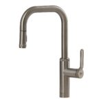 Clearwater Pioneer Kitchen Sink Mixer Tap with Pull Out Spray Brushed