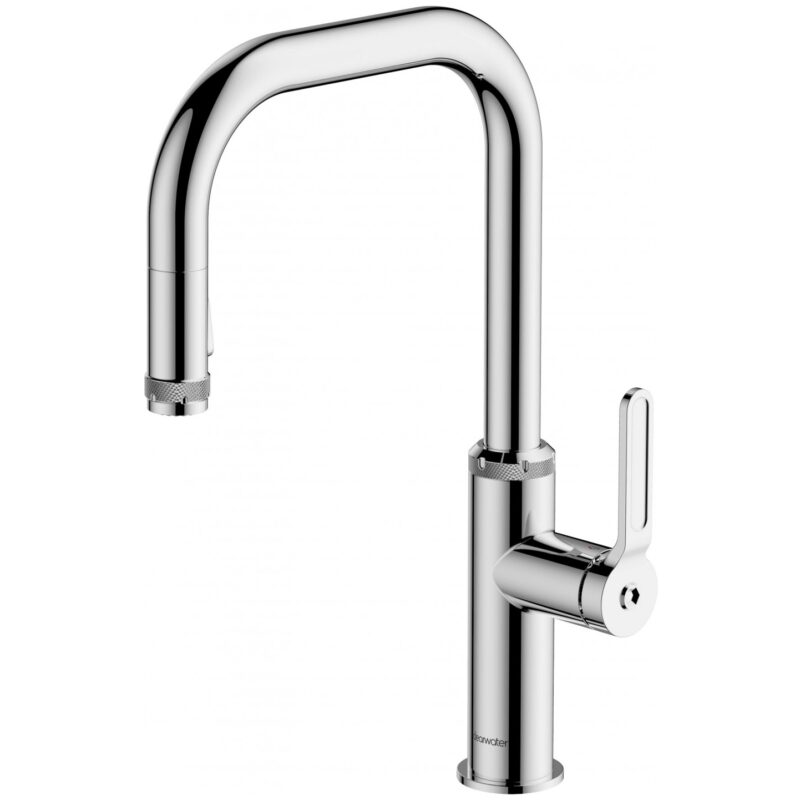 Clearwater Pioneer Kitchen Sink Mixer Tap with Pull Out Spray Chrome