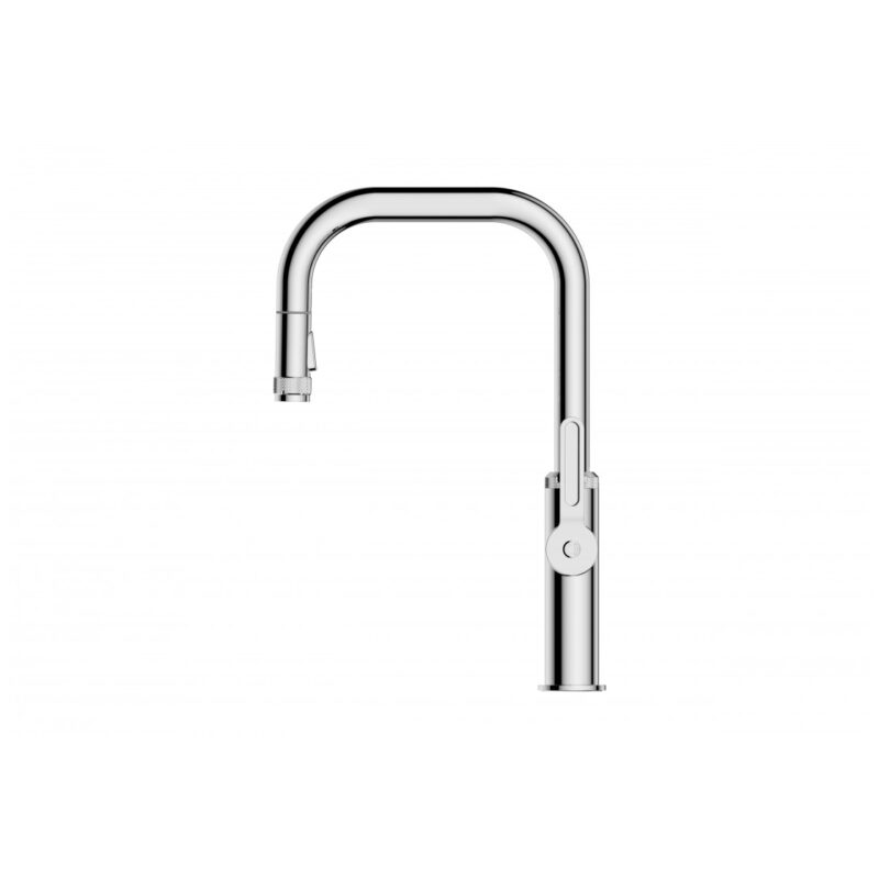 Clearwater Pioneer Kitchen Sink Mixer Tap with Pull Out Spray Chrome