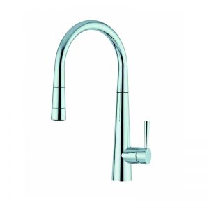 Clearwater Porrima Mono Sink Mixer with Pull-Out Chrome