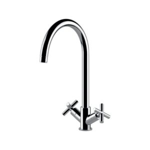Clearwater Rossi Mono Sink Mixer Brushed Nickel