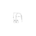 Clearwater Rossi Mono Sink Mixer Brushed Nickel