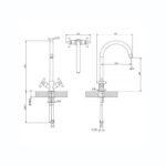 Clearwater Rossi Mono Sink Mixer Chrome