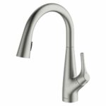 Clearwater Rosetta Pull Out Spray Filter Mixer Tap Brushed Nickel