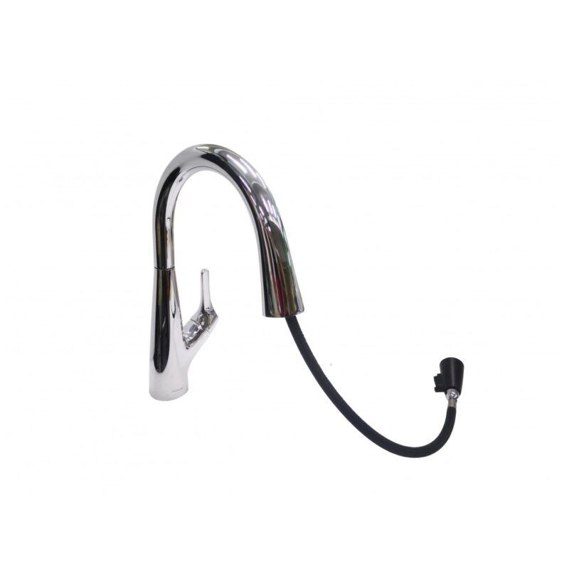 Clearwater Rosetta Pull Out Spray Filter & Mixer Tap Chrome