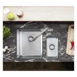 Clearwater Salsa Half Bowl 200x340mm Stainless Steel Sink