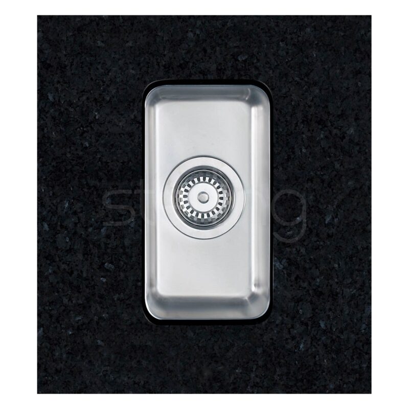 Clearwater Salsa Half Bowl 200x340mm Stainless Steel Sink