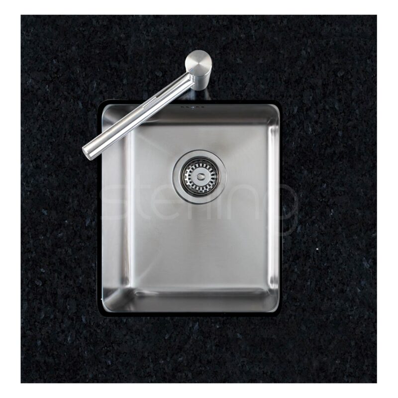 Clearwater Salsa Single Bowl 340x400mm Stainless Steel Sink