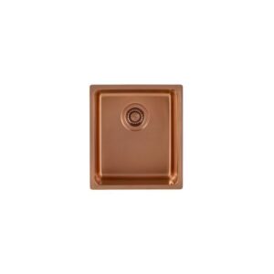 Clearwater Salsa Single Bowl 390x440mm Steel Sink Regency Copper