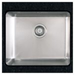 Clearwater Salsa 1 Bowl Undermount Steel Kitchen Sink 530x450mm